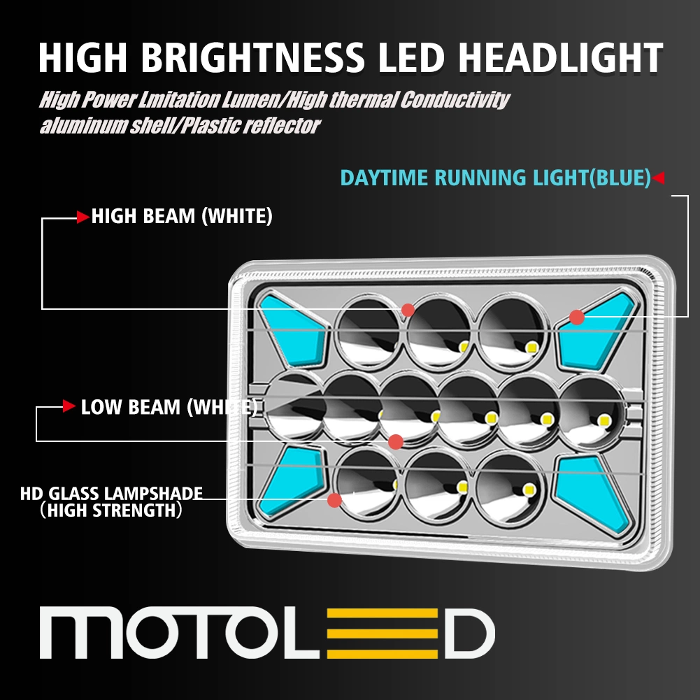 Motoled Motorcycle Built-in Cg125 Day Time Running Headlight Headlamp